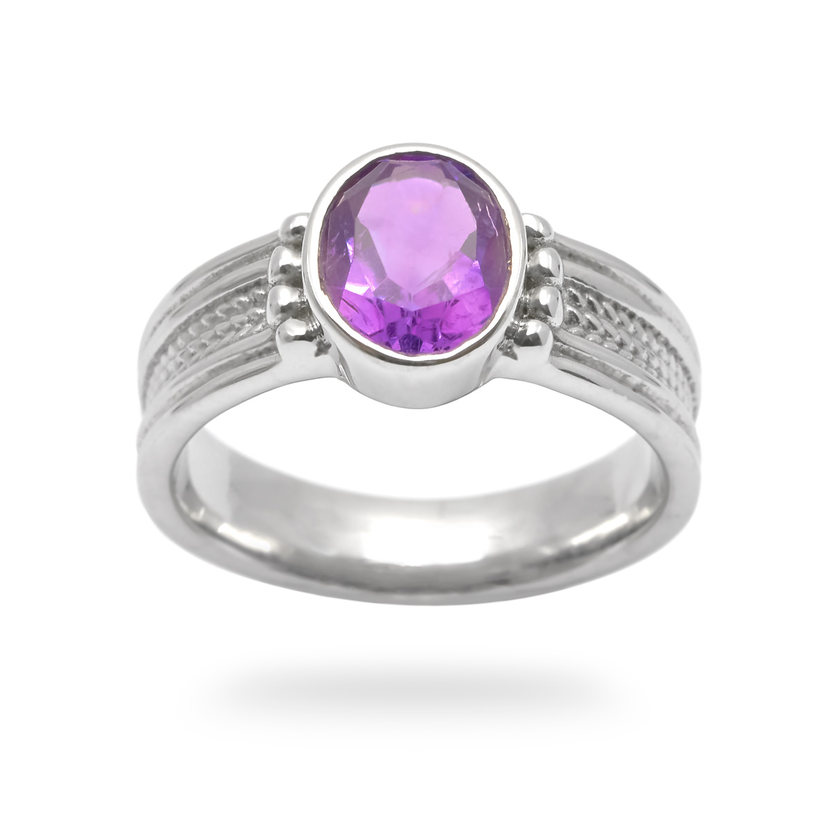 Silver Ring amethyste Alexia